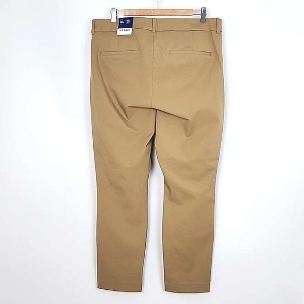 Old Navy Women's Pixie Skinny High-Rise Ankle Pant Tan Never Fade Size 16 - Picture 2 of 14
